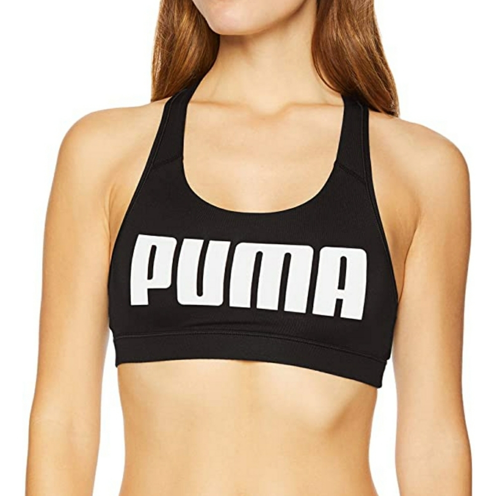 Black and silver Puma sports bra NWT